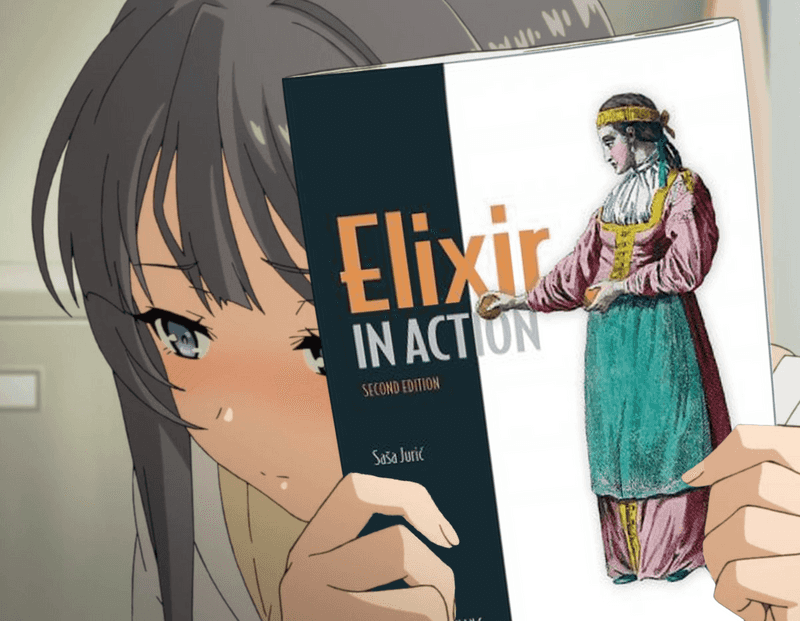 Sakurajima_Mai_holding_Elixir_in_Action