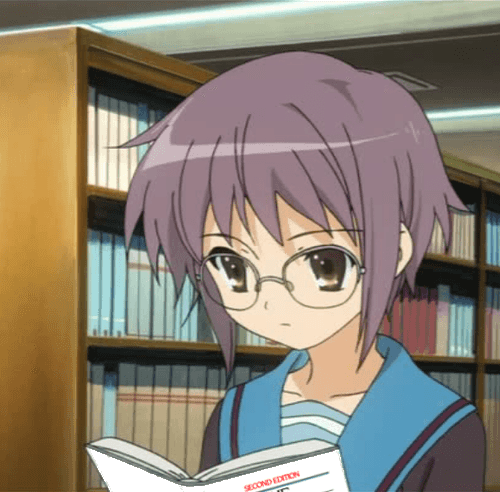 Nagato_Yuki_Reading_The_C_Programming_Language_In_The_Library