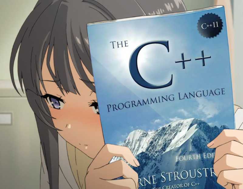 Sakurajima_Mai_Holding_The_C++_Programming_Language
